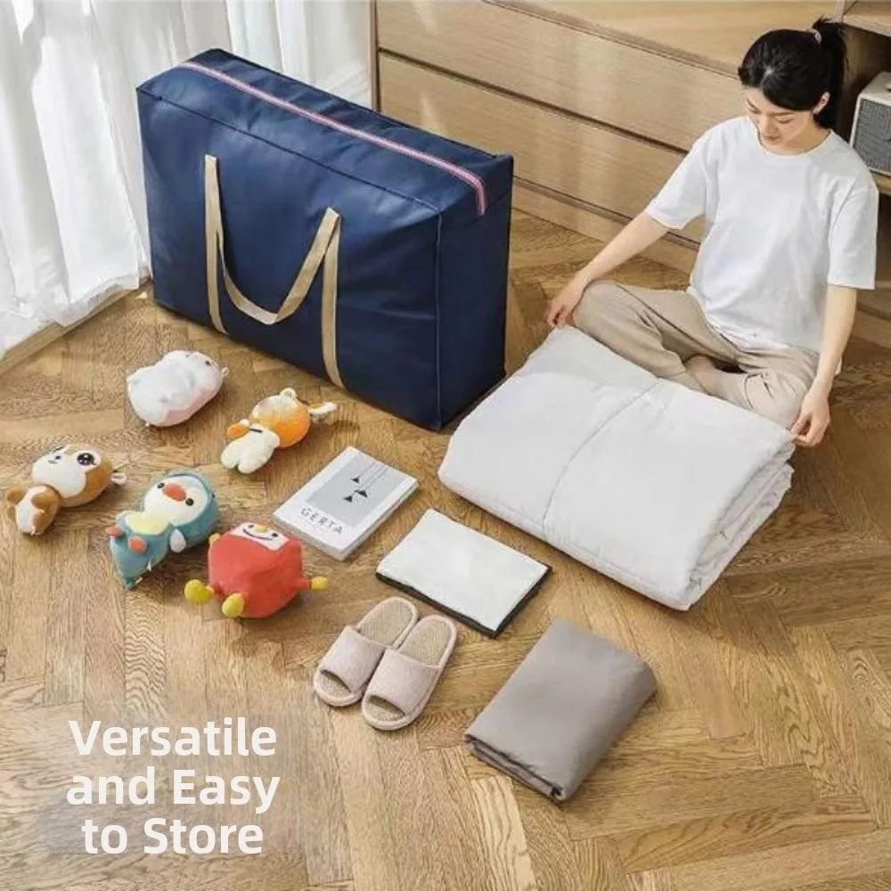 High Quality Extra Large Moving Luggage Bags 4 Sizes Black Laundry Shopping Bag Waterproof Home Storage Packing Tool