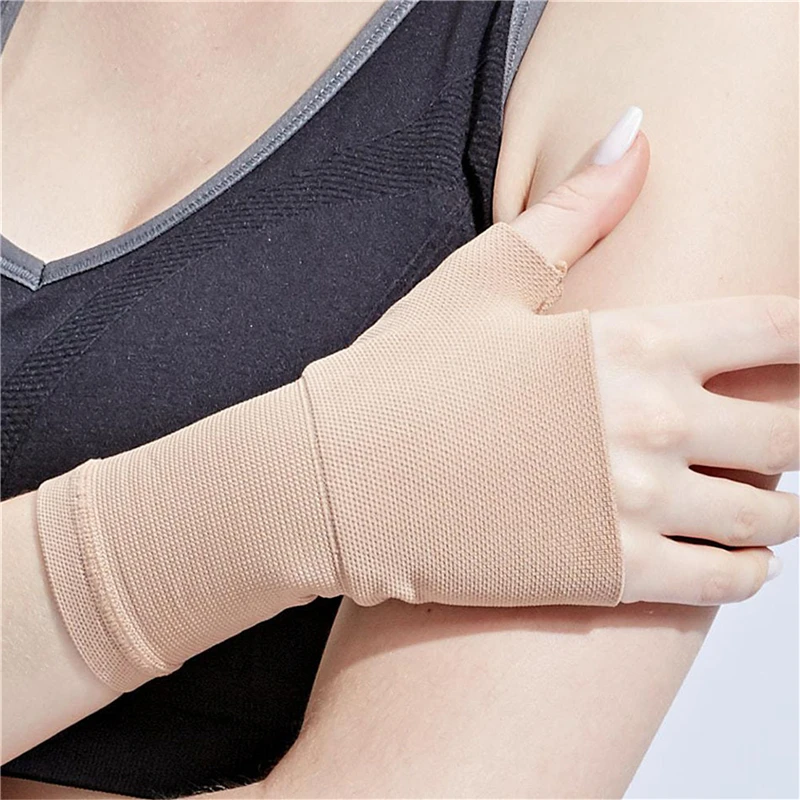 Fitness Gym Wrist Guard Arthritis Brace Sleeve Support Glove Breathable Elastic Palm Hand Protector