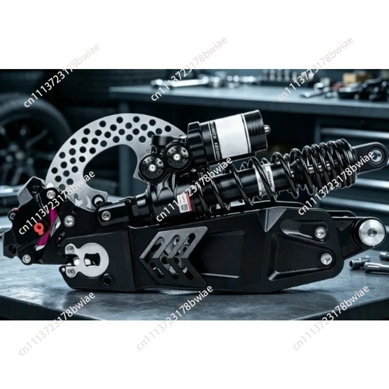 Flat fork disc brake set N1s No. 9 E/N/M model modified rear wheel A complete set of flat forks