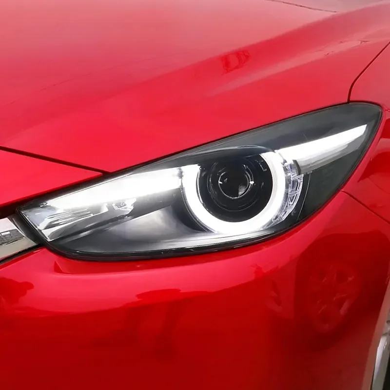 FT Car Lights for Mazda 3 Alexa Headlights 2014-2019 Full LED Projetor Headlamp Daytime Running Light Automotive Accessories