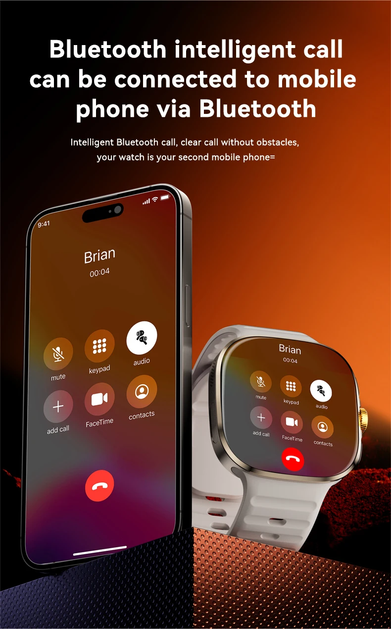 5G/4G Globales Netzwerk Smartwatch 2,4" AMOLED 2100mAh Akku 8GB+128GB Speicher Android APP-Download Gesundheitsüberwachung NFC-Uhr – Detail 10