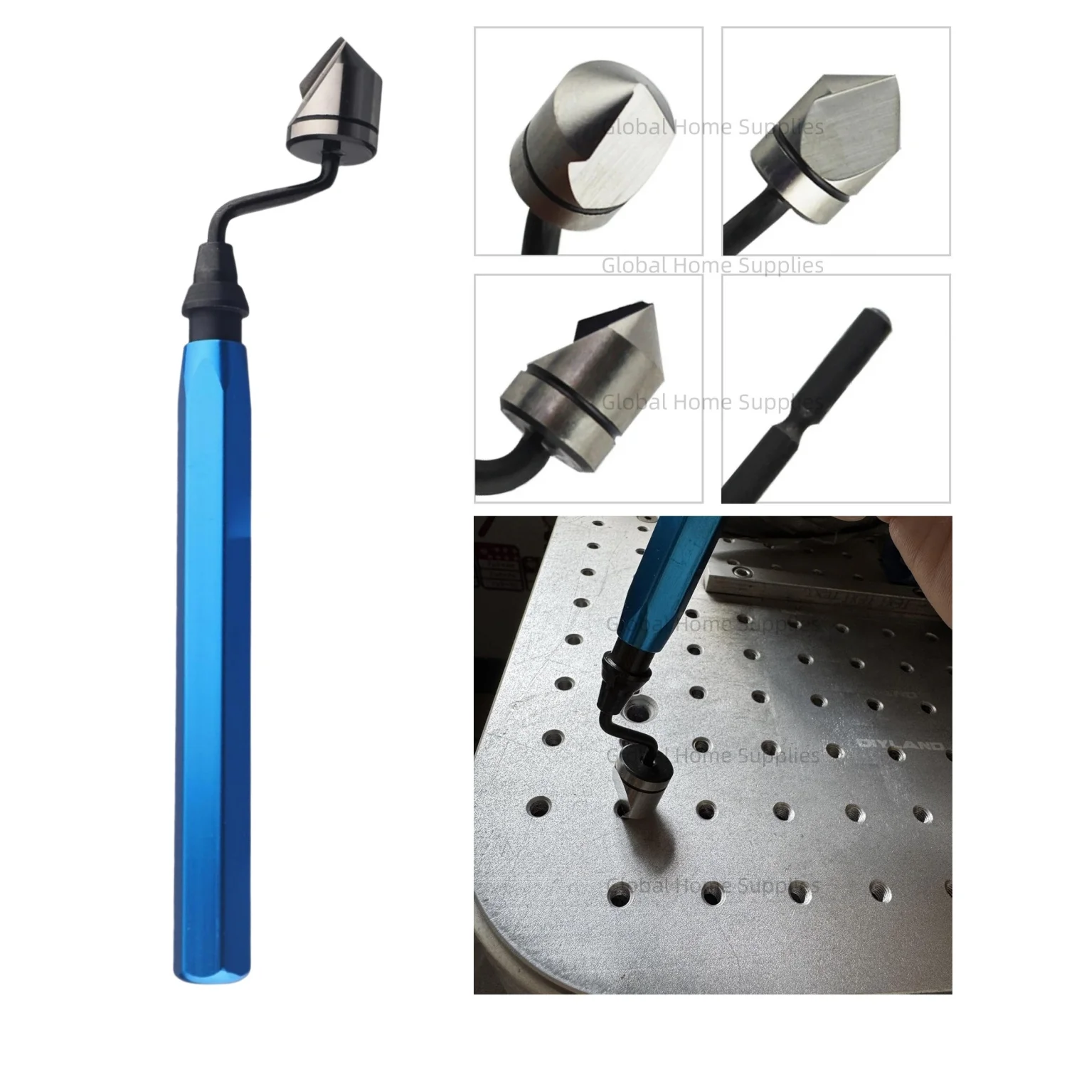 Deburring Trimming Tools RB1000 with Countersunk Chamfer Cutter BC6301/BC8301/BC1041/BC1651 Hand Carving Sharpen Trimmer