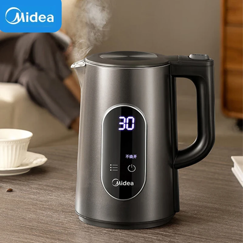 

Midea Insulation Electric Kettle 1.5L Portable Temperature Control Water Boiler 220V Kitchen Appliances 4 Temperature Kettles