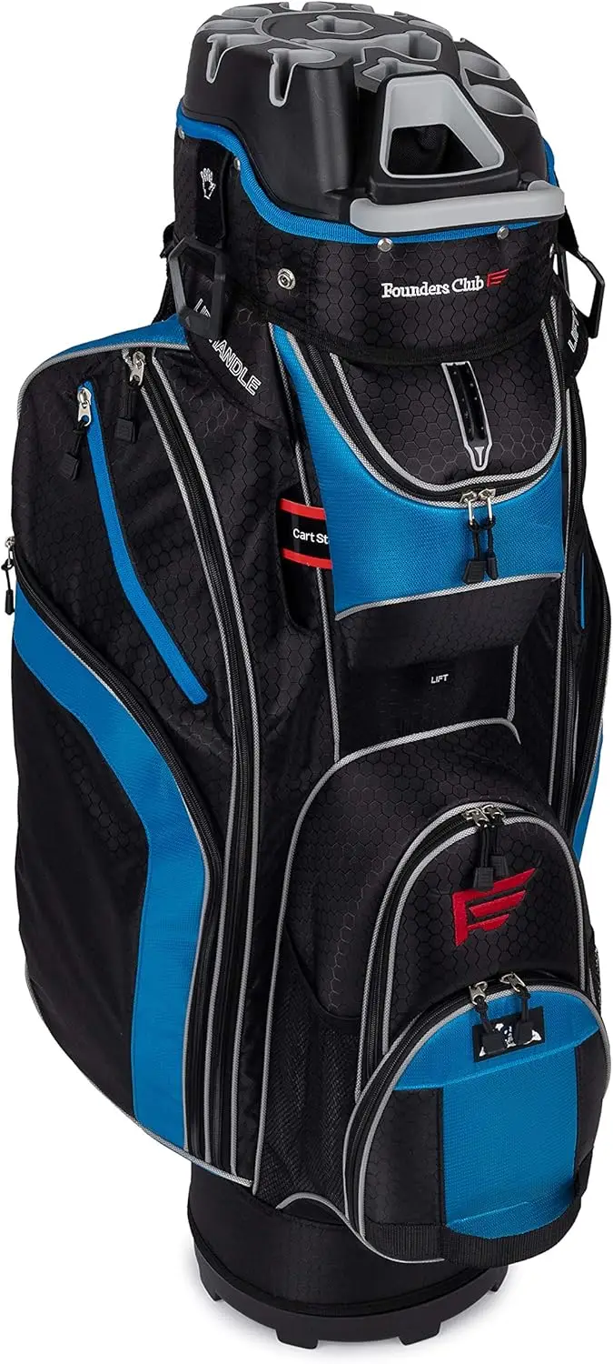 Premium Cart Bag com Divisor Top, 14 Way Organizer