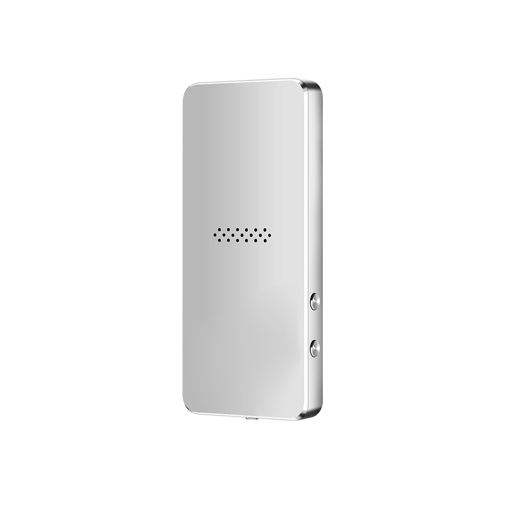 

MP3 Player Speaker Touch Control 16GB High Fidelity Recorder Silver