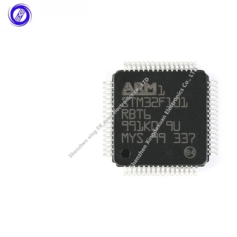 Original STM32F101RBT6 LQFP-64 ARM Cortex-M3 32-bit microcontroller MCU