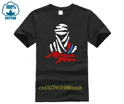 2024 New Summer Style 100% Cotton O Neck T-shirt Uomo Maglietta Hon Africa Twin Crf 750 F Adventure Sports Paris