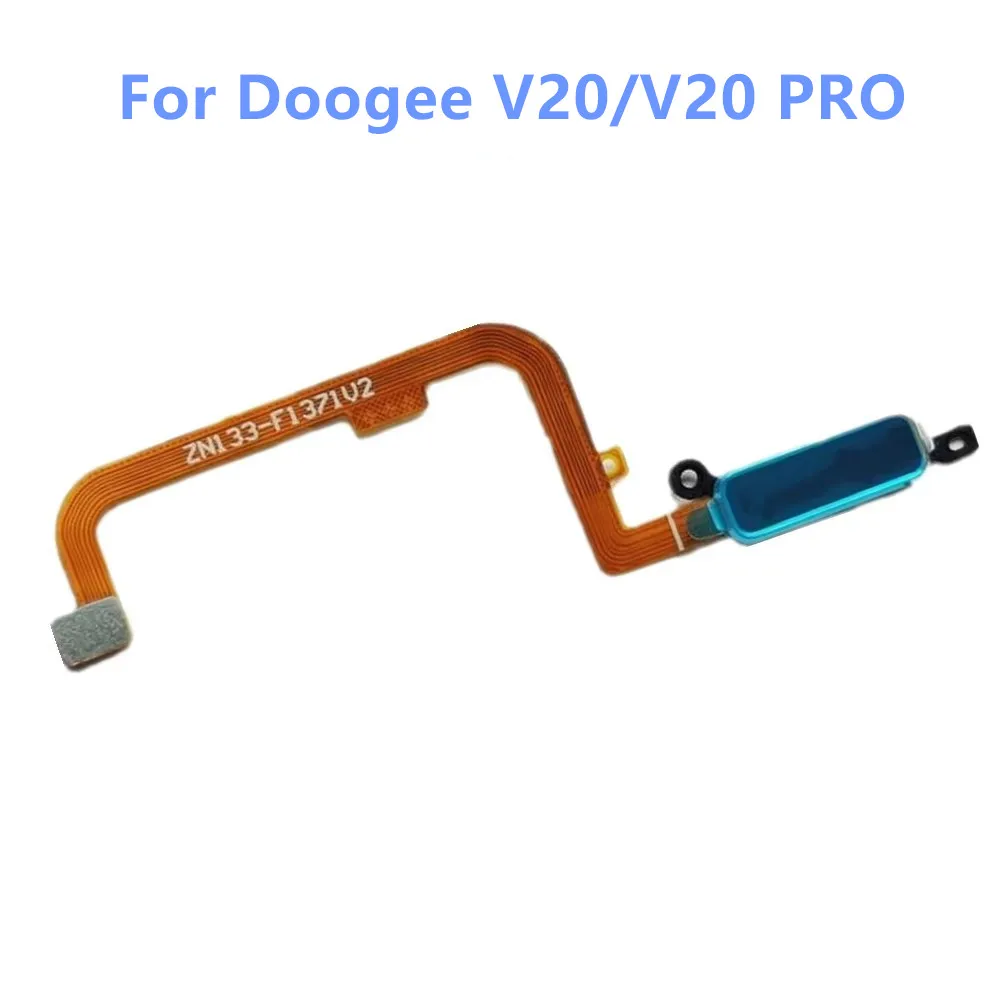 New Original For Doogee V20 Pro Phone Fingerprint Home Button Components Sensor Flex Cable FPC Fix For Doogee V20 Accessories