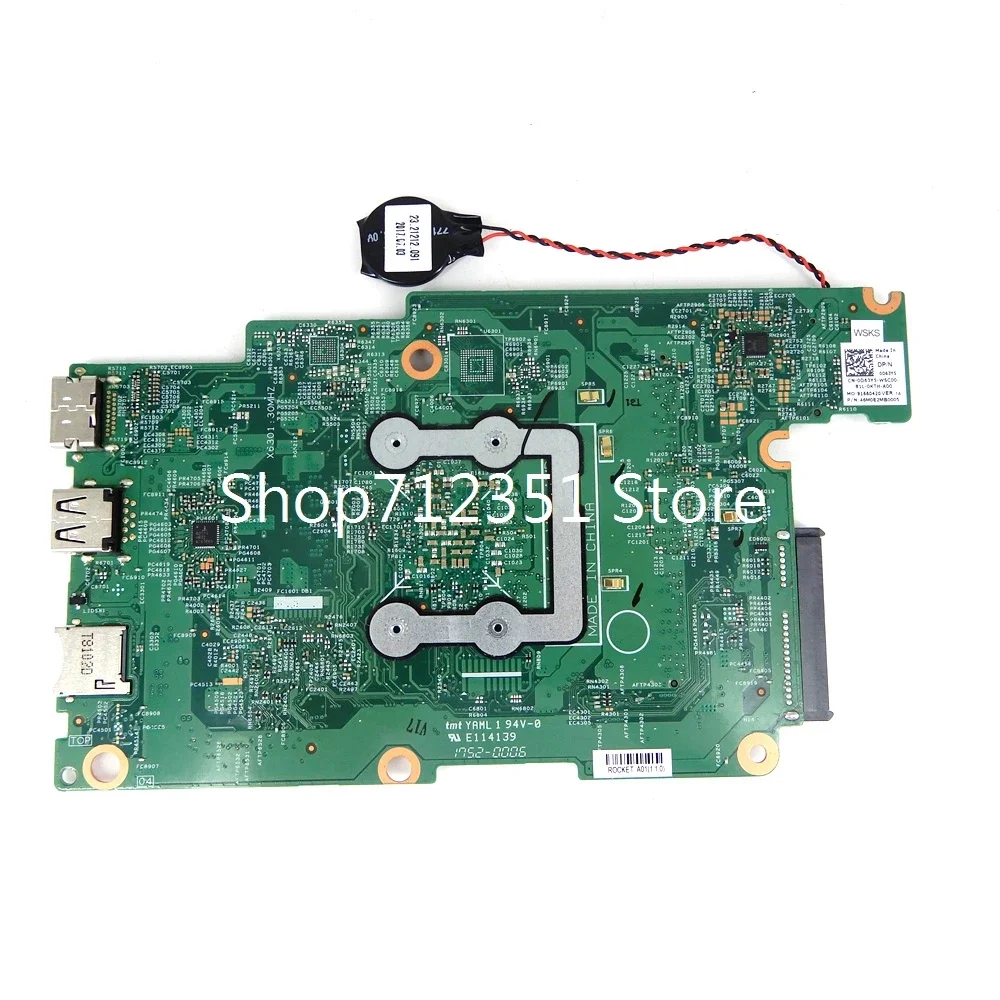 17876-1 A6-922E/A9-9420E CPU Notebook Mainboard For Dell Inspiron 3180 3185 Laptop Motherboard CN-0D63Y5 CN D63Y5 05R37H Tested