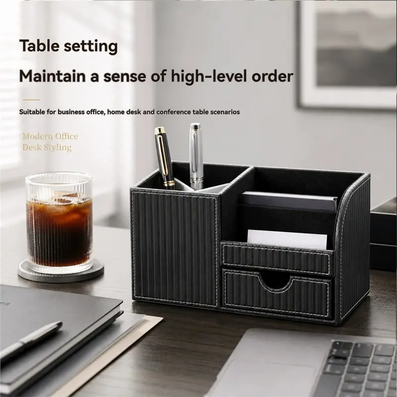 Office Desk Accessories With Drawer Desk Organizer For Women, Multi-Compartment Pen Holder& Desktop Storage Solution Top-Rated