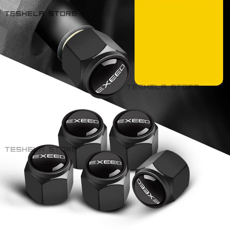 4pcs brand new metal car wheel tire valve cap decoration For Chery Exeed VX LX txl  Accessories