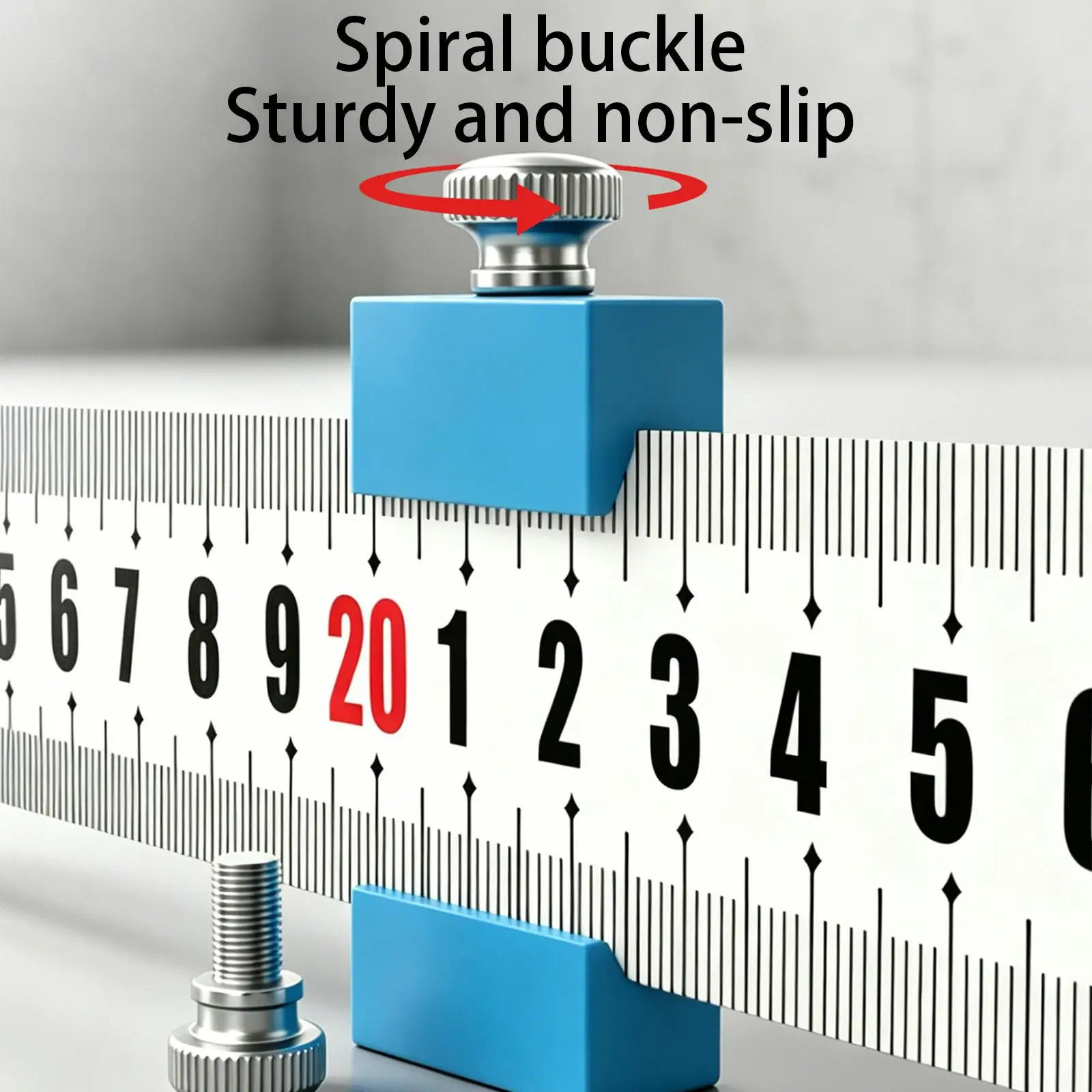 Carpentry Tools Carpentry Ruler Positioning Measuring Block Woodworking Steel Scale Stop For Construction Home Workshop Industry