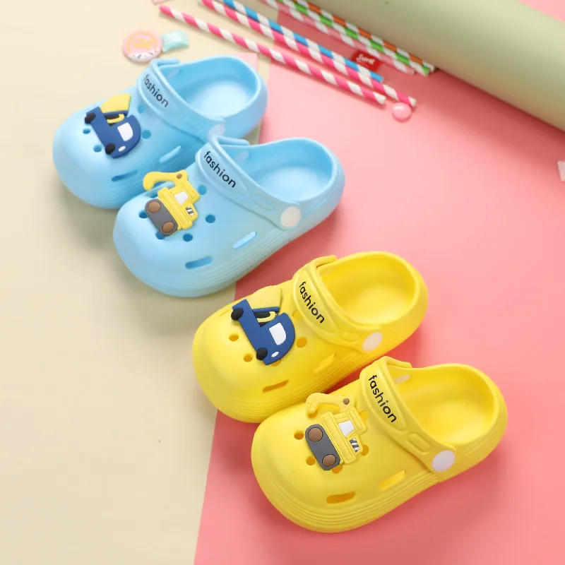 2024 Newest Summer Kids Slippers Boys Girls Slippers Non-slip Children Beach Shoes Baby Home Sandals Kids Home Slippers1-12Years