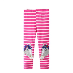 Little maven Autumn Toddler Baby Girls Leggings Pants Cotton Trousers Kids Clothes Cartoon Unicorn Children's Clothing