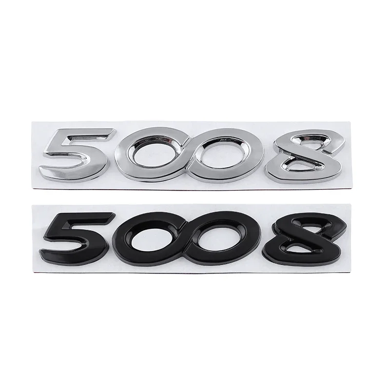 

3D Metal 5008 Car Logo Front Badge Tail Decoration Sticker Rear Trunk Emblem Car Accessories Auto for All Models Decoration