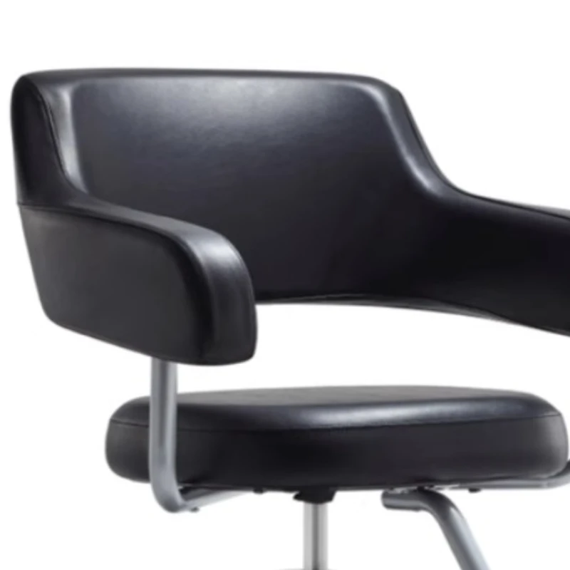 Cadeiras de barbeiro de metal modernas, giratórias, cômoda ajustável, cadeiras de barbeiro eleváveis, móveis comerciais, sandalye lslfy