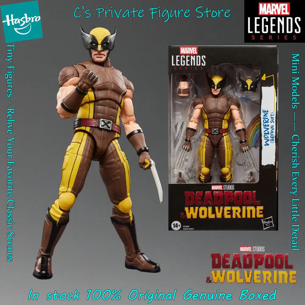 hot-sale-in-stock-hasbro-marvel-legends-series-deadpool-wolverine-brown-suit-wolverine-anime-action-model-gift