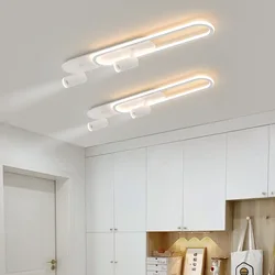 Modern LED Ceiling Lamp with Spotlight Aisle Chandeliers for Living Room Bedroom Cloakroom Corridor Home Decor Lighting Fixture