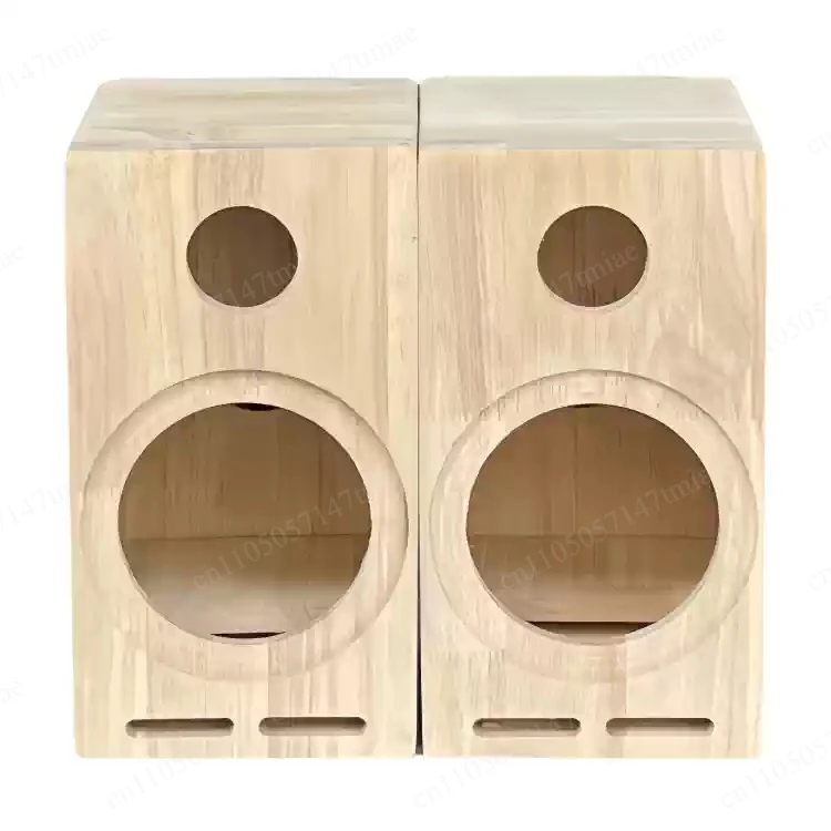 Two-way Home Housing,1Piece Wooden Speaker 6.5-inch Integrated Empty Box,DIY Dual Speaker Box