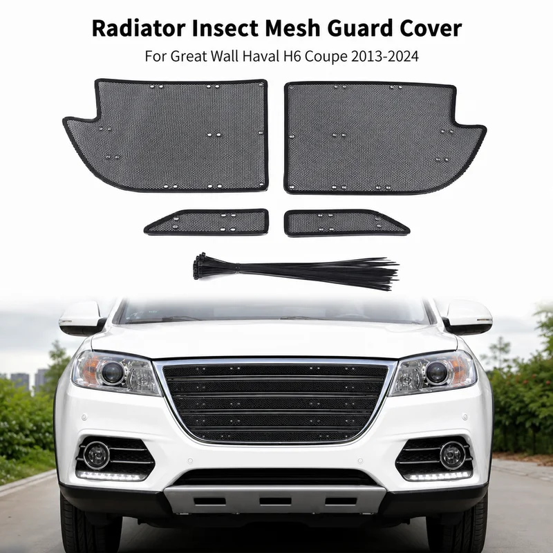 For Great Wall Haval H6 Coupe 2013-2024 Radiator Insect Mesh Guard Cover Anti-Mouse Mosquito Front Grille Protector Auto Parts