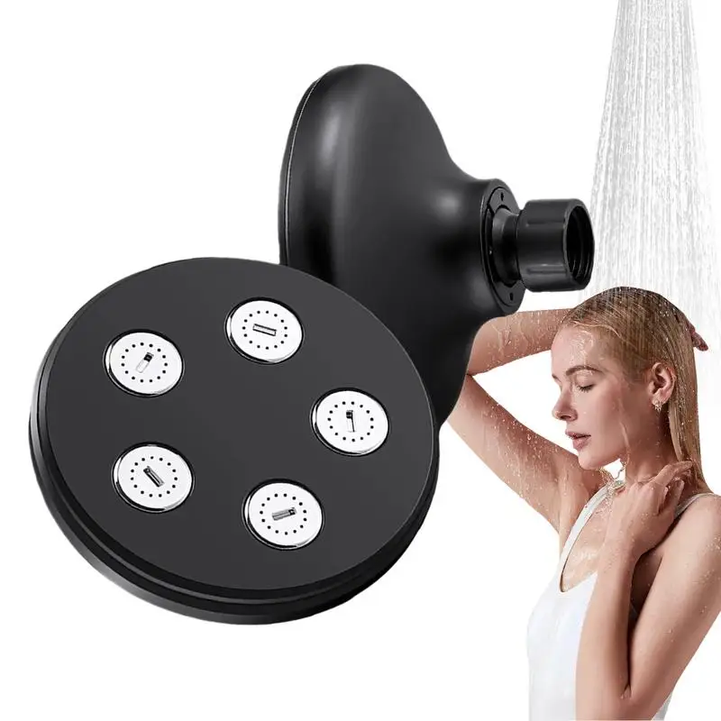 High Shower Head Universal Bathroom Shower Heads 360 Degree Rotation Mini Bathroom Accessories Rainfall Shower Accessories