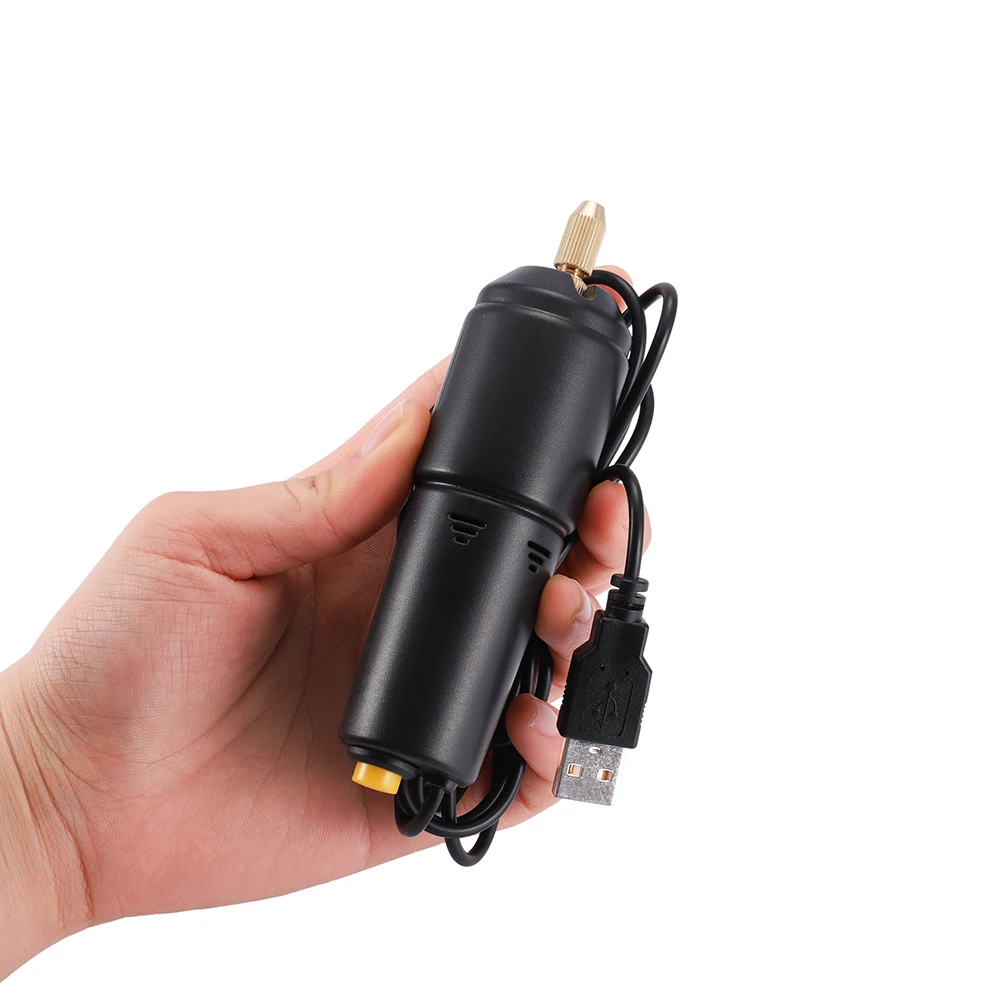 Un Set Mini trapano elettrico incisore strumento portatile perline di perle creazione di gioielli attrezzatura per trapano per Kit di artigianato in