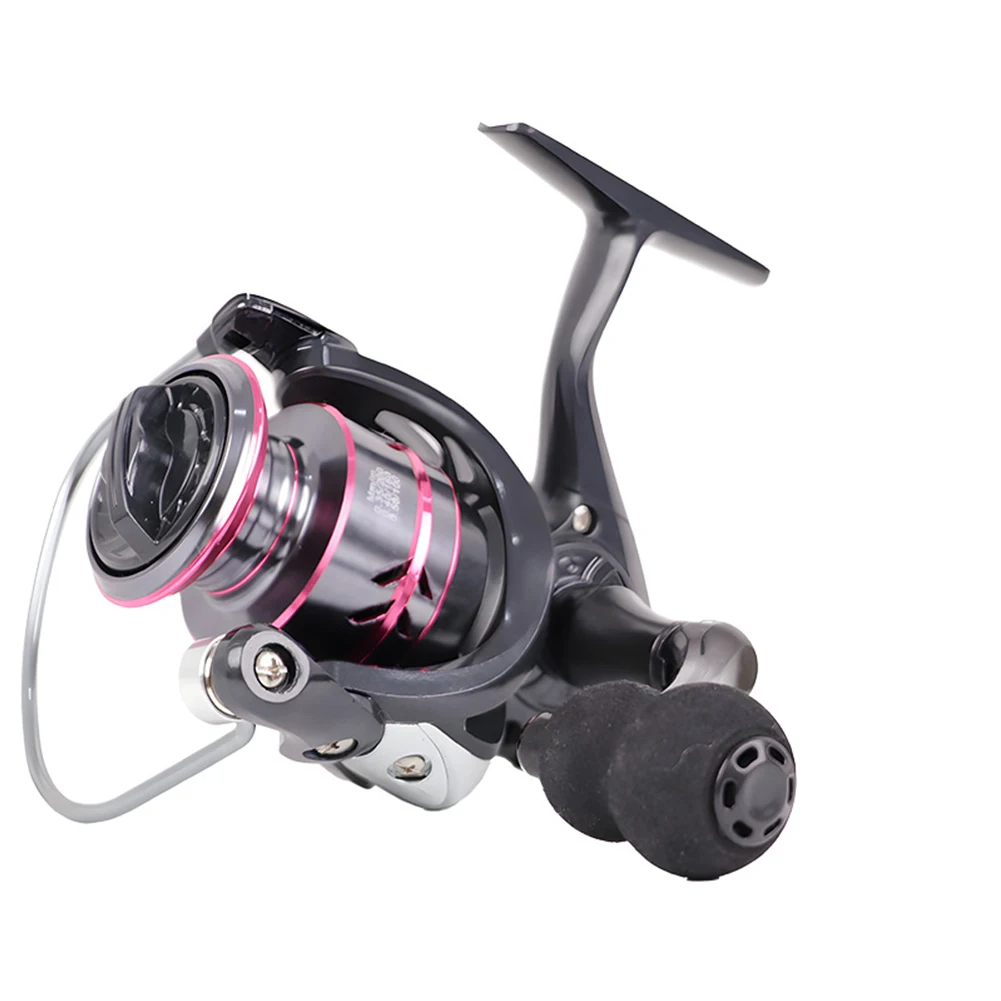 

5.2 1 Speed Ratio As The Picture Shows Folding Handle Reel 12KG Braking Force 14 Backlash-free Bearings Beveled Line Cup