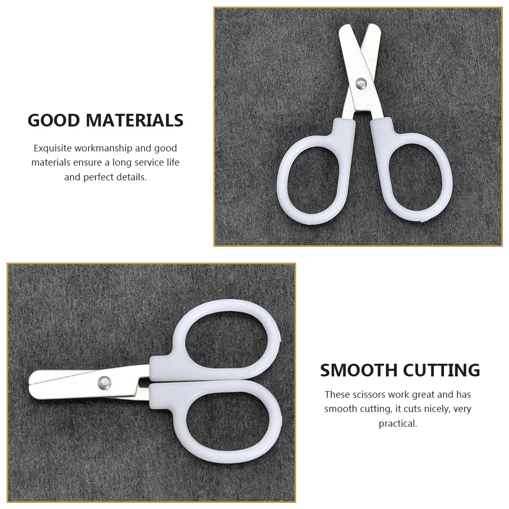 20Pcs Kids Safety Scissors Ultra Fine Tip for Paper Crafting Embroidery DIY Scrapbooking Cards Making Multi-Function Handcraft