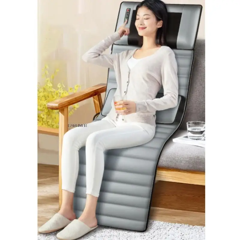 Multifunctional Home Massage Mattress Cervical Spine Waist Back Massager Whole Body Electric Massage Cushion Heating Cushion