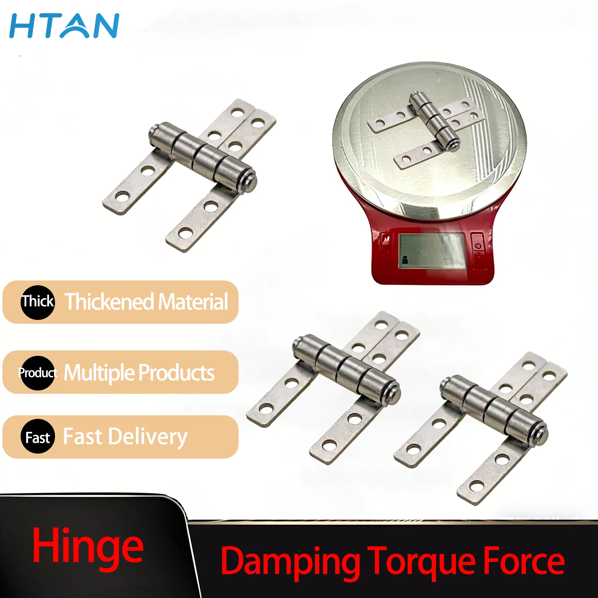 

6pcs 360 Degree Rotating Damping Hinge for Industrial Electrical Medical Equipment Doors with Adjustable Angle Positioning