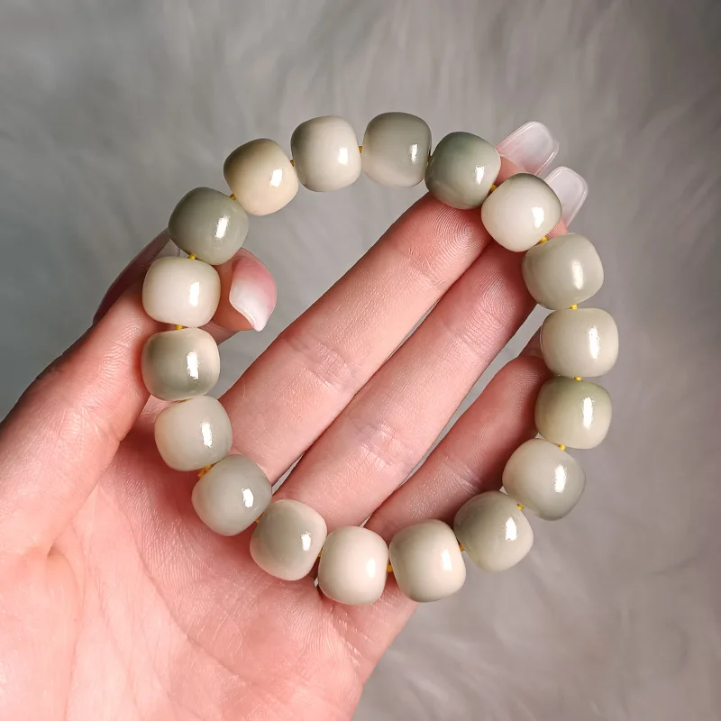 Rain and Flowers Bodhi Root Bracelet High-throwing Soft Around The Fingers Cultural Plaything Student's Stringing Buddhist Beads