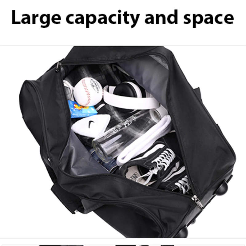 Large Capacity Suitcase Oxford Cloth Trolley Case Foldable Handheld Travel Bag 20\