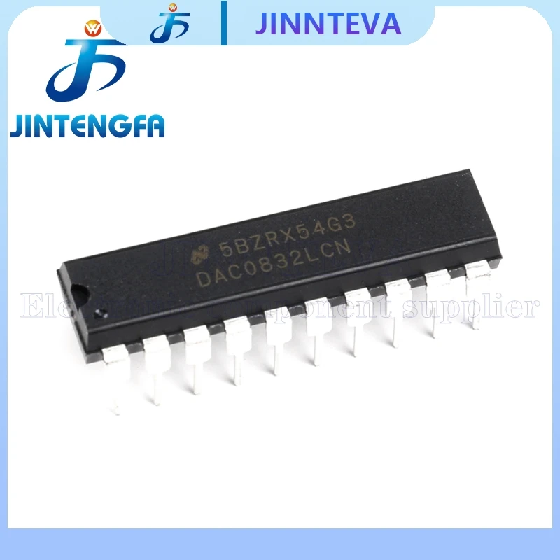DAC0832LCN DAC0832 DIP-20 디지털-아날로그 변환기 - DAC 8비트 DIP IC