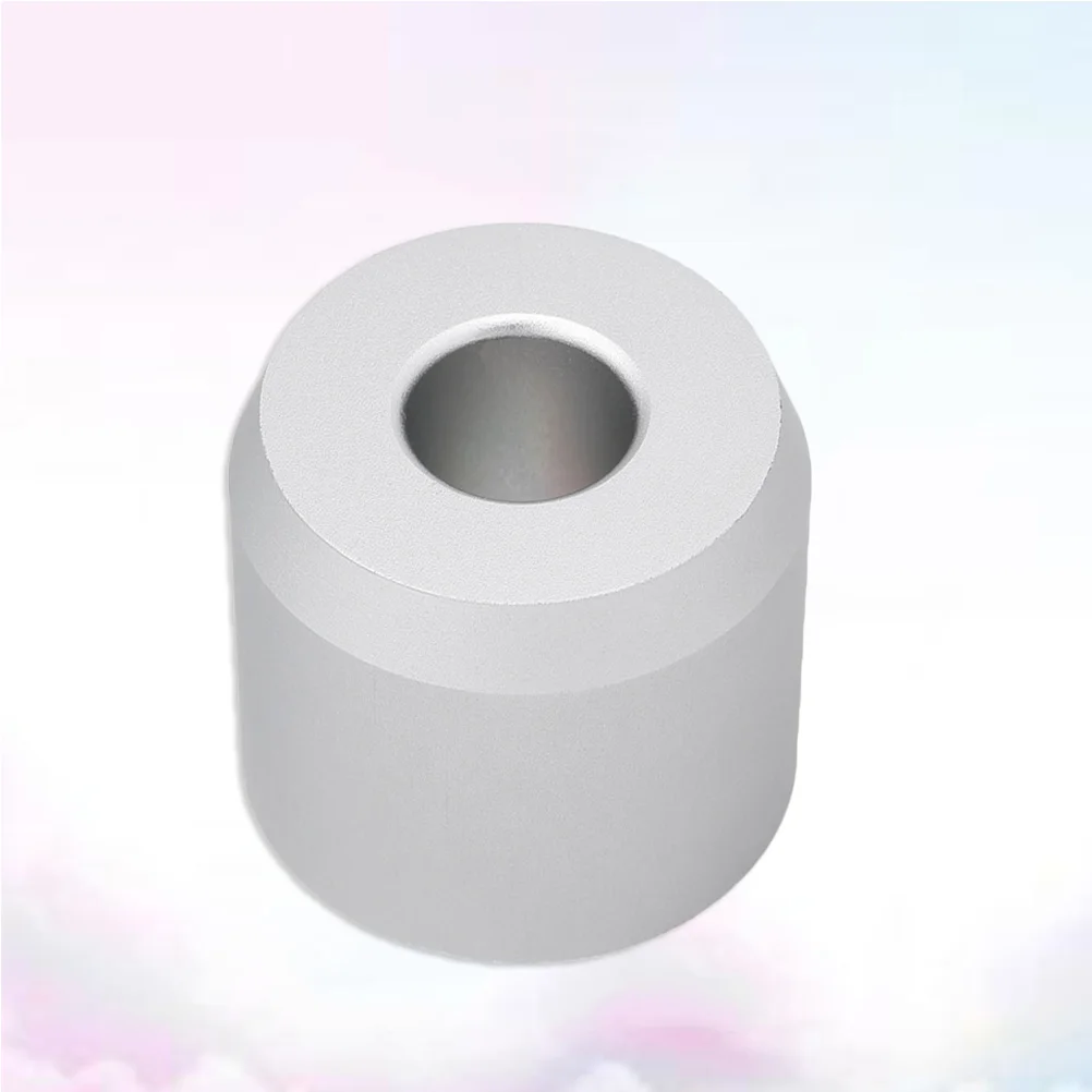 Ronde Zinklegering Scheerapparaat Basis Chroom Kleur Snor Scheermes Borstel Stand Handmatige Scheerkwast Houder Salon Kapper Gereedschap voor Wasruimte