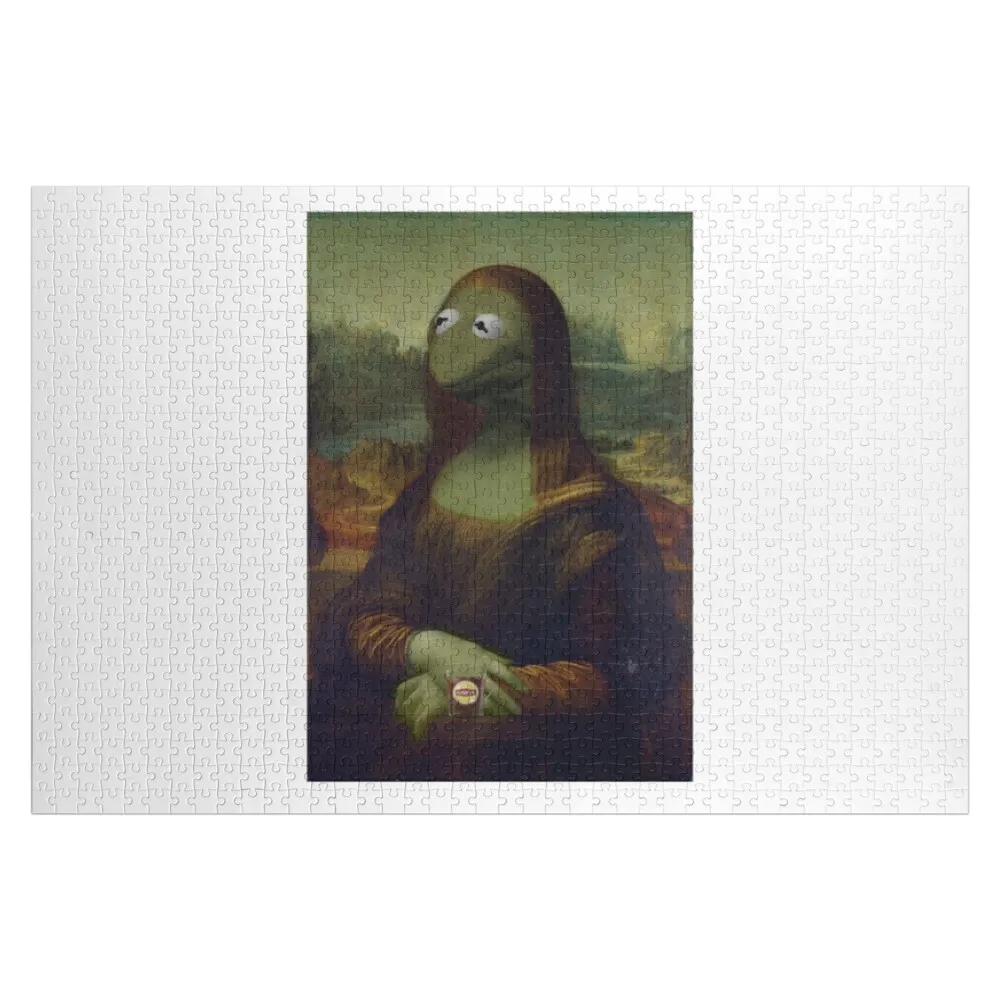 

Mona Kermit Jigsaw Puzzle Wooden Jigsaws For Adults Custom Jigsaw Personalized Puzzle