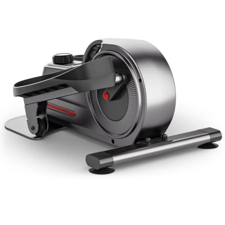 

Under Desk Elliptical Exercise Machine with LCD Display 8 Adjustable Speeds Whisper Quiet for Forward and Reverse Direction for