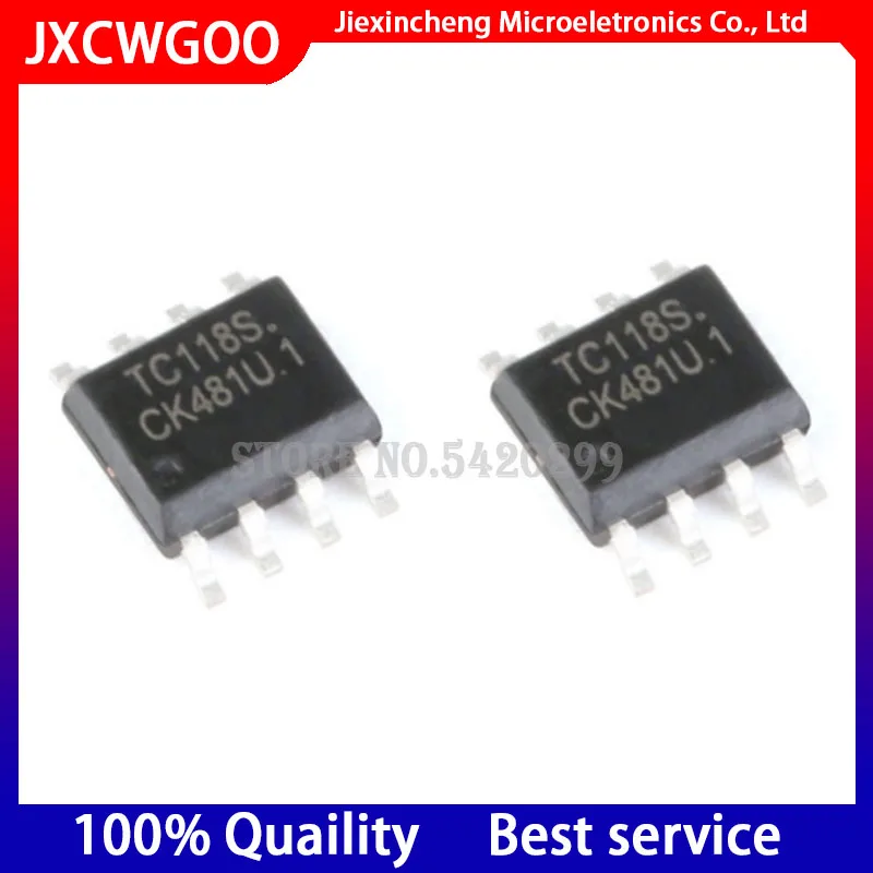 (10pieces）TC118S SOP-8 TC118 SOP8 1.8A Single channel DC motor driver IC