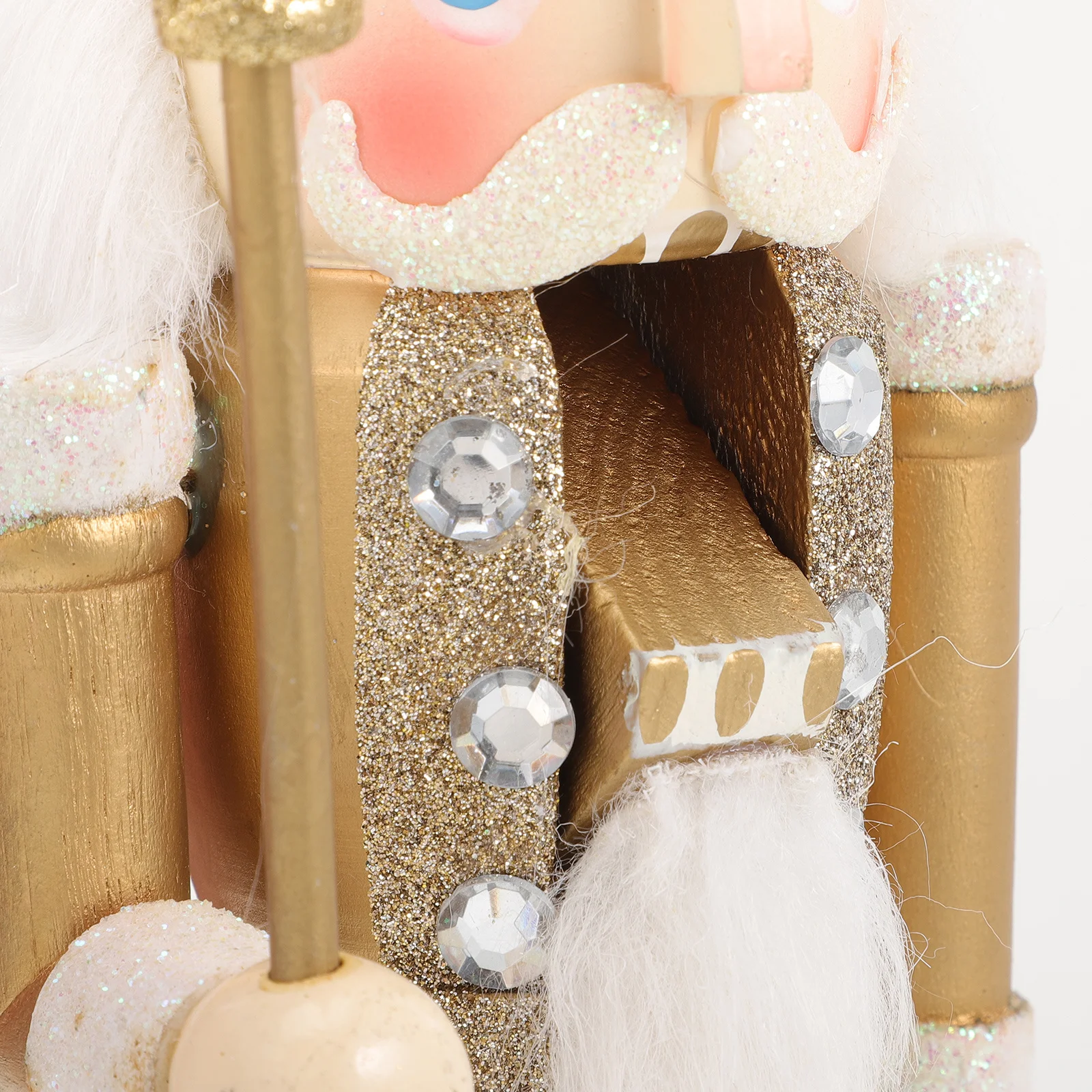 

1pc Wooden Nutcracker Decor Holiday Tabletop Ornament For Home Wedding Party Xmas Decoration Soldier Figure Desktop Garden