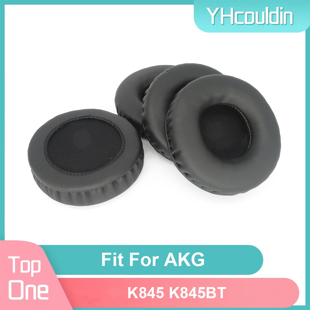 Earpads For AKG K845 K845BT Headphone Earcushions PU Soft Pads Foam Ear Pads Black