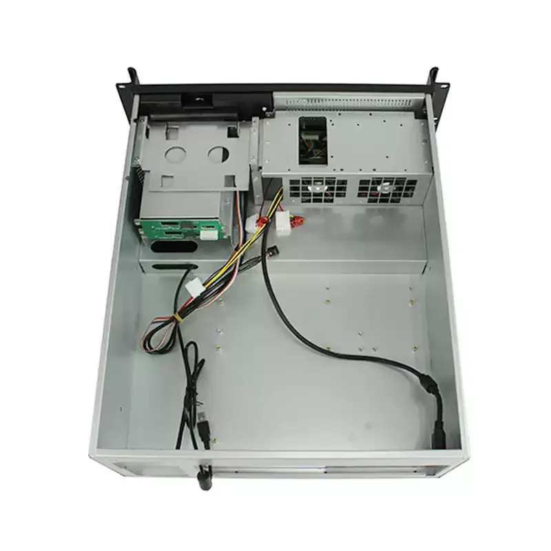 4U Chassis with 9-inch Display Screen,Rack-type Integrated Industrial Control Video Recording and BroadcastingWorkstation Server