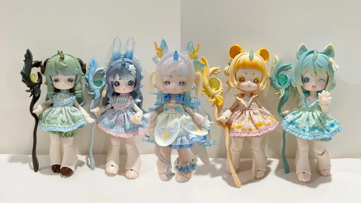 

Penny'S Box Antu Cute Beast Magic Series Blind Box 8 Points Bjd Ball Jointed Doll Beast Body Аниме Передвижная фигурка Подарки на день рождения