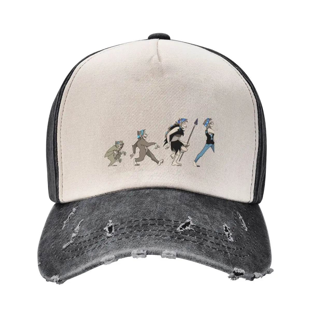 

March of Progress Gibbons Baseball Cap Wild Ball Hat custom Hat Anime Hat Bobble Women's Hats For The Sun Men's
