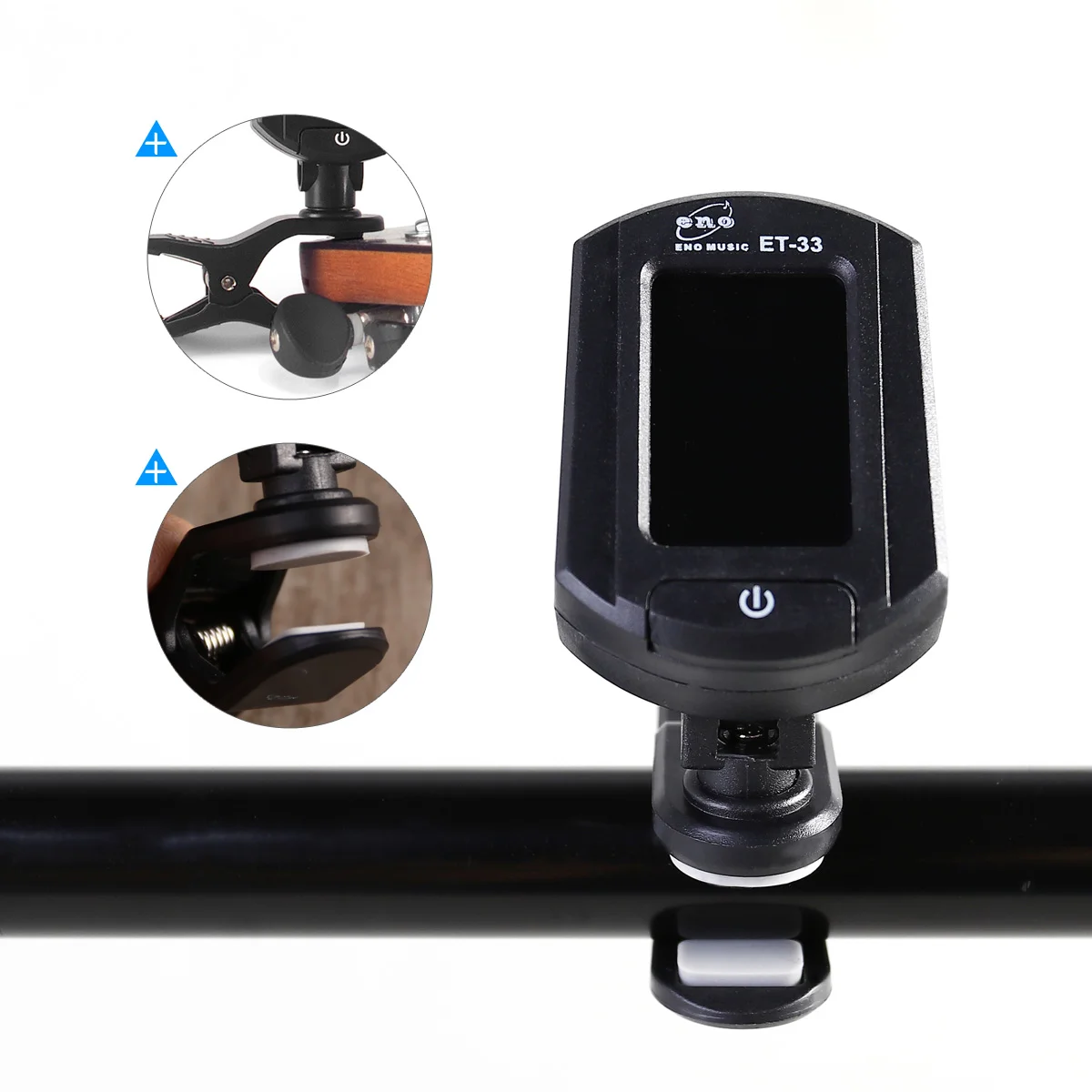 

Chromatic Afinador Guitar Tuning Tuner Clip-On for All Instruments Bass Number Violin