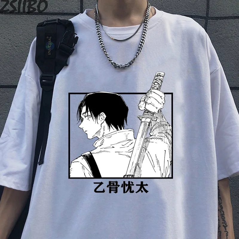 Anime Yuta Okkotsu Graphic T Shirt Men\'s Women\'s Fashion Crew Neck Shirts Casual Streetwear Harajuku Cool T Shirt