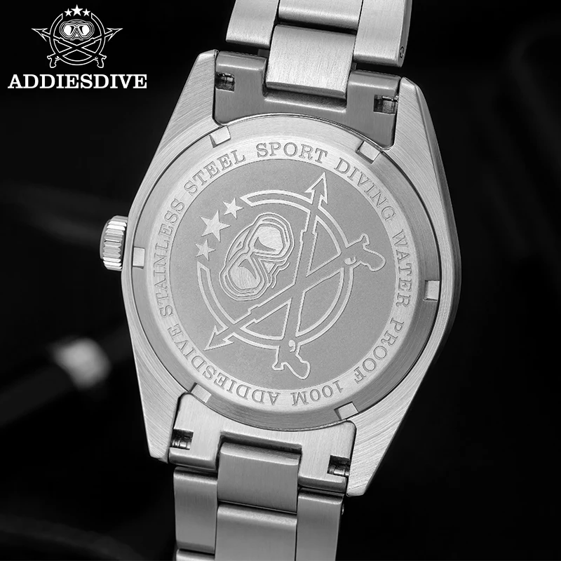 ADDIESDIVE Jam Tangan Pasangan Kuarsa Kualitas Tinggi Kaca Safir Super Bercahaya 10Bar Jam Tangan Pasangan Tahan Air Hadiah untuk Pasangan