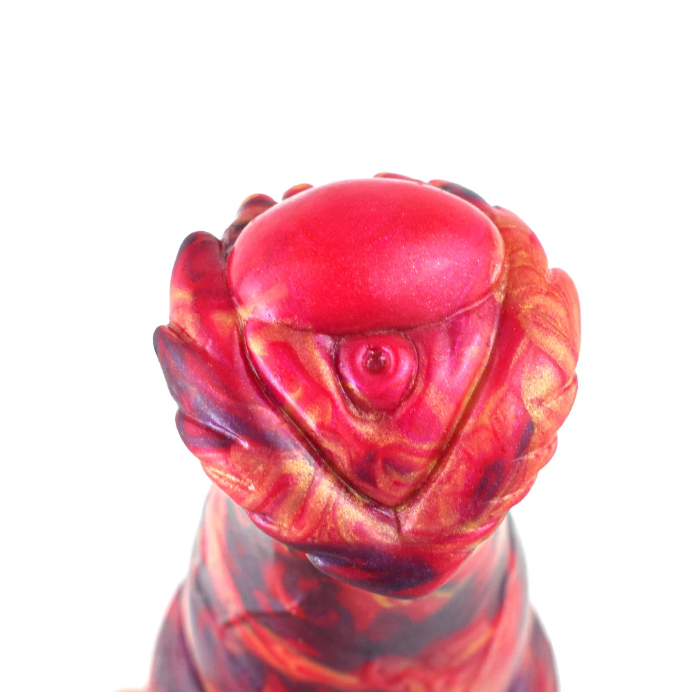 NUUN Alien Horse Dildo with Suction Cup Knot Flower Head Prostate Stimulator Cock Buttplug Sexy Shop Toy for Women Men Foreplay
