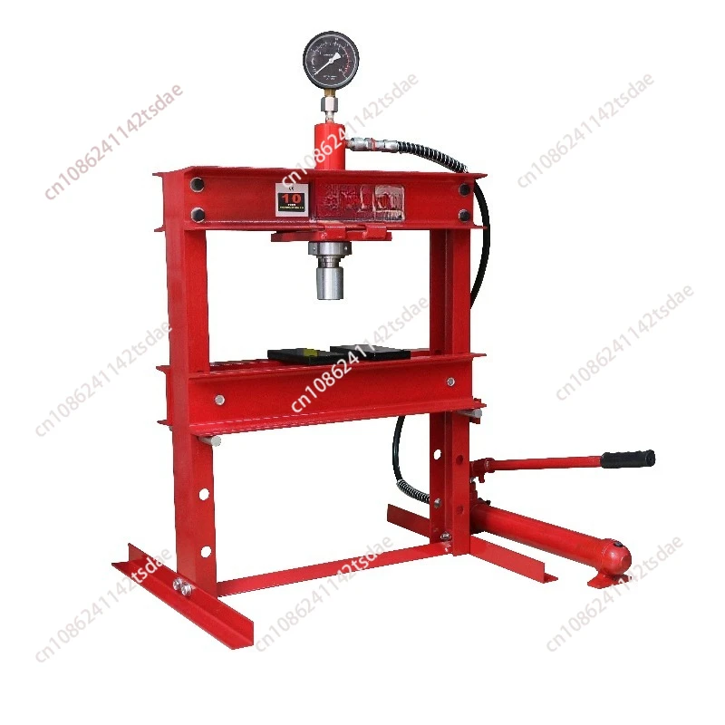 

Hydraulic Shop Press 10T H-Frame Shop with Press Plate&H-shaped Base Adjustable Hydraulic Press Fit