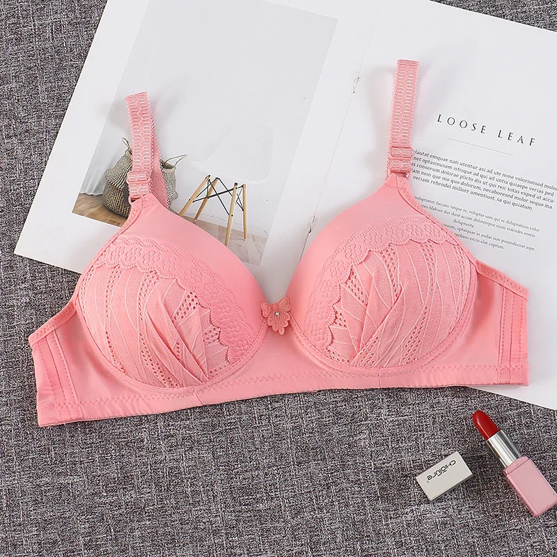 Women Ladies Female Brassiere Comfortable Middle-aged and Elderly Mom Underwear Gathering Anti-sagging Ladies Women Female Bra