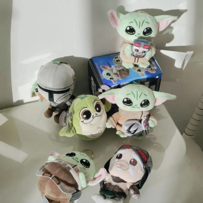 在庫あり-ホットトイズ-コスビ-スターウォーズ-マンダロリアン-グローグ-ぬいぐるみ-ブラインドボックス-コレクタブルフィギュア-キーホルダー-デスクトップデコレーション-ギフト