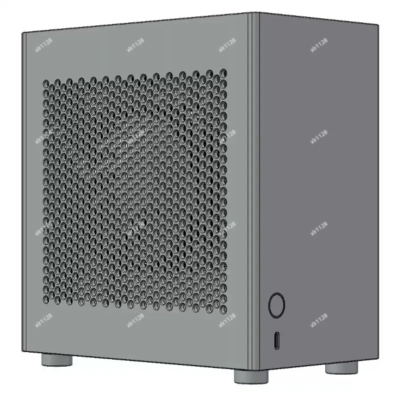 4.3L Mini ITX Computer Case V4 Version Half Height Graphics Card Chassis Support RTX4060